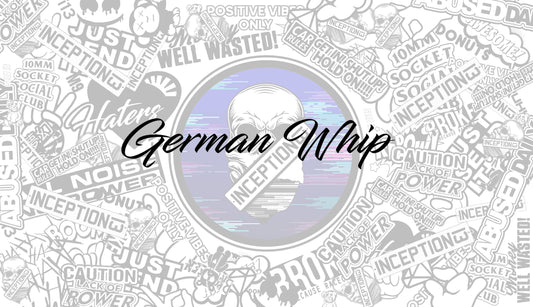 German Whip Large Sticker