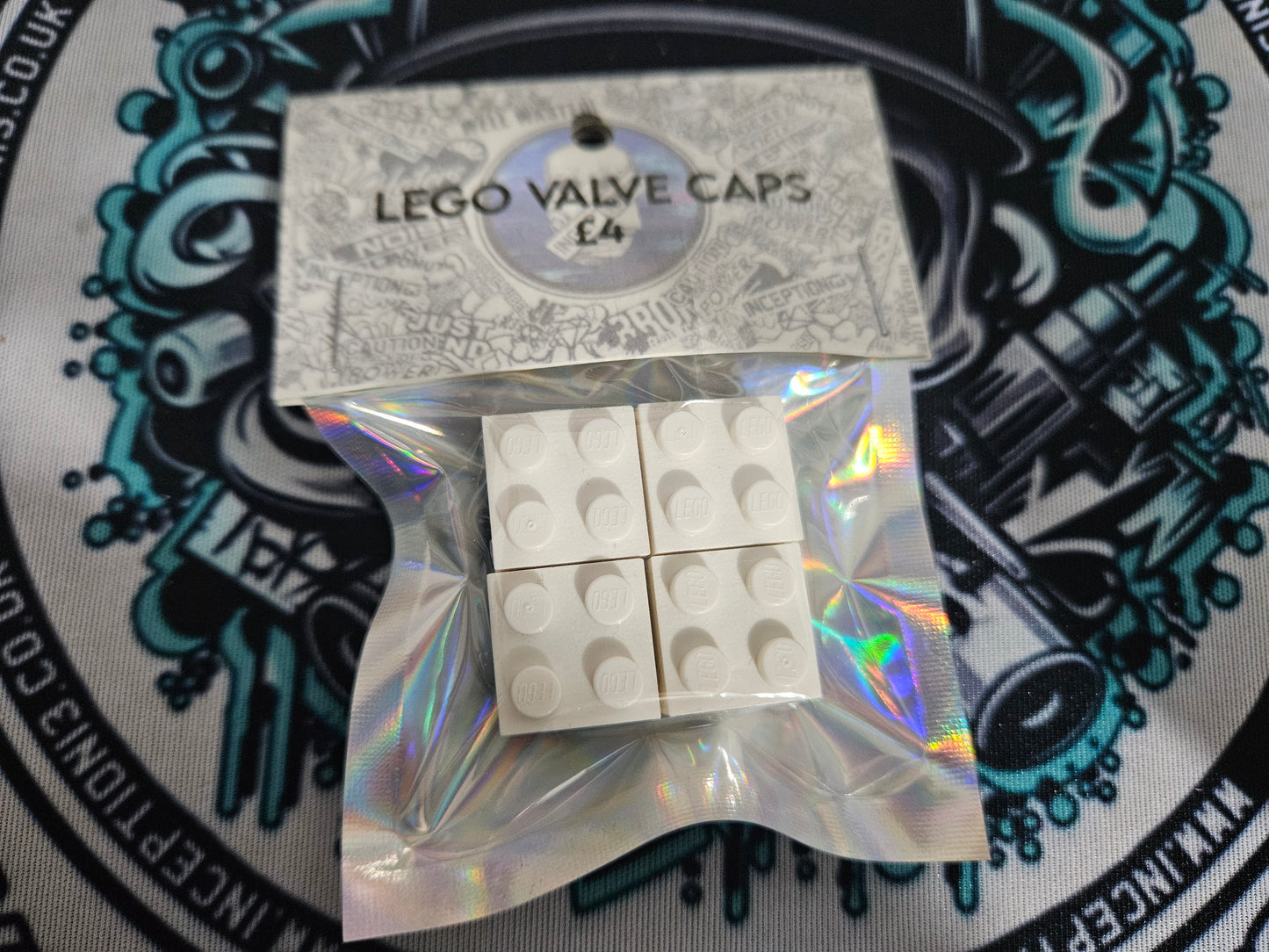 Lego Valve Caps.
