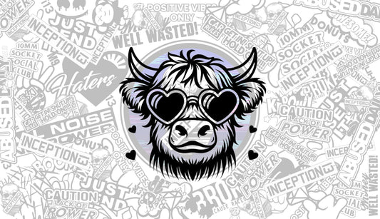 Heart highland coo