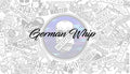 German Whip Large Sticker
