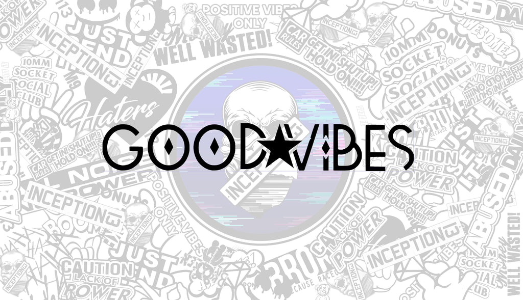 Good-Vibes large sticker