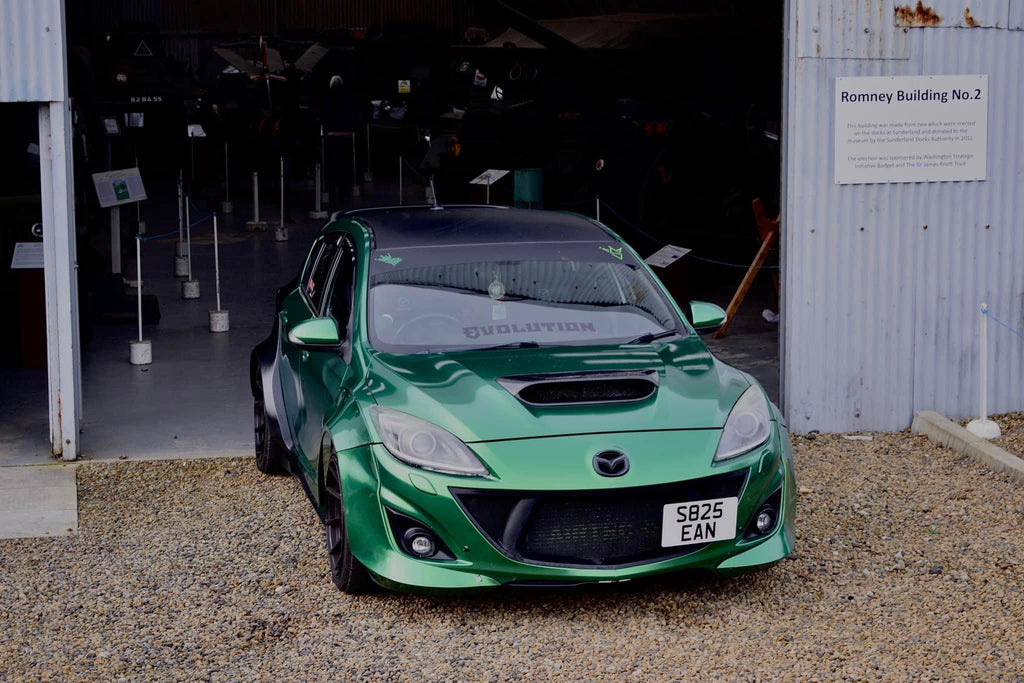 Evolution Sunstrip sticker.