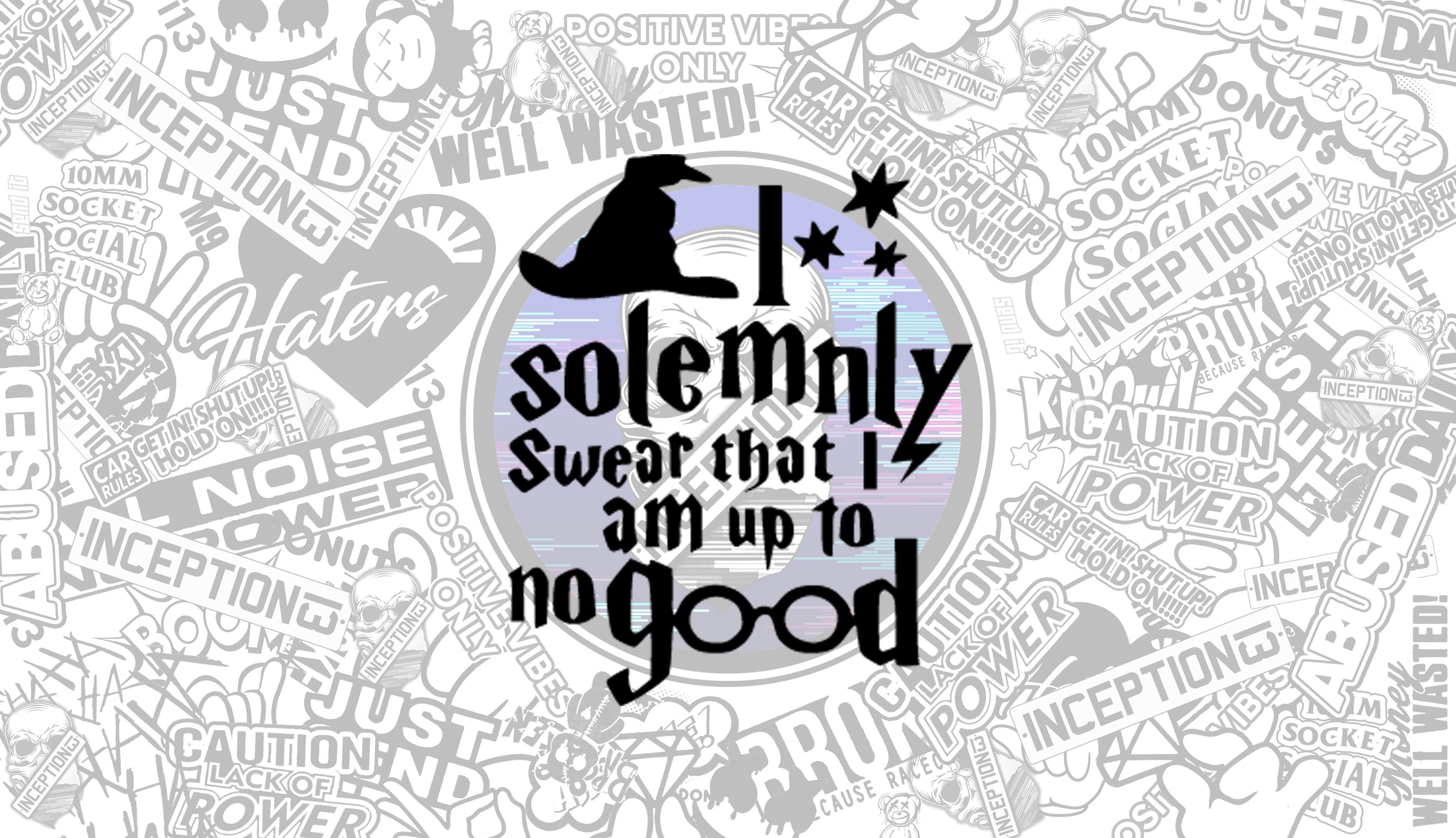 I solemly swear I'm up to no good