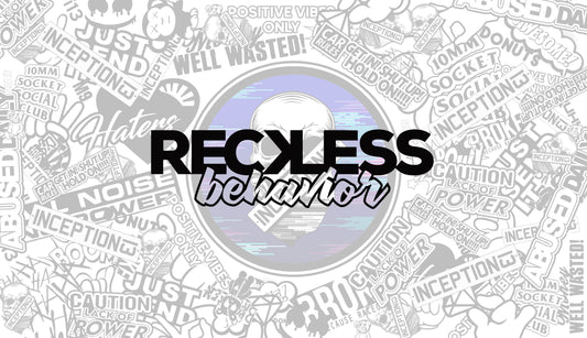 Reckless Behaviour Large Sticker