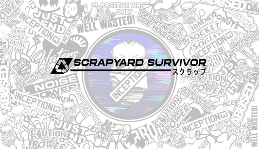 Scrapyard survivor Large sticker