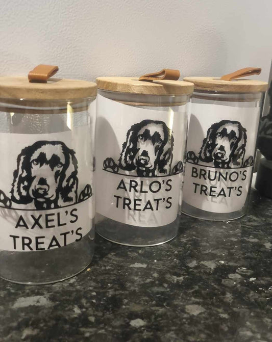 Personalised Pet Treat Jar