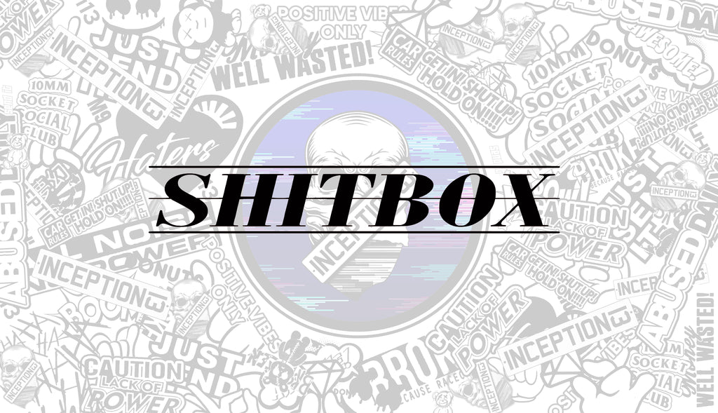 Shitbox large sticker