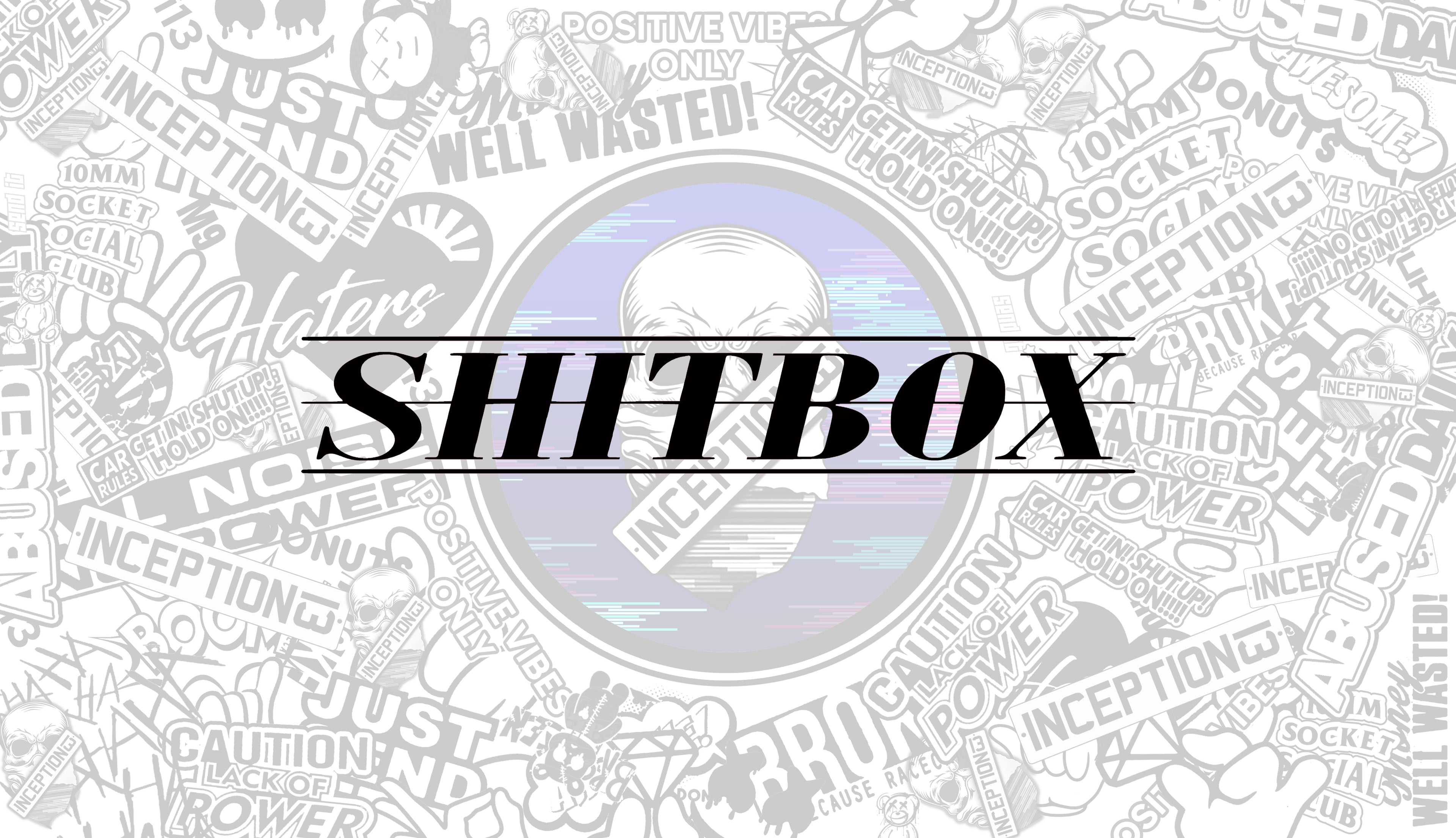 Shitbox large sticker