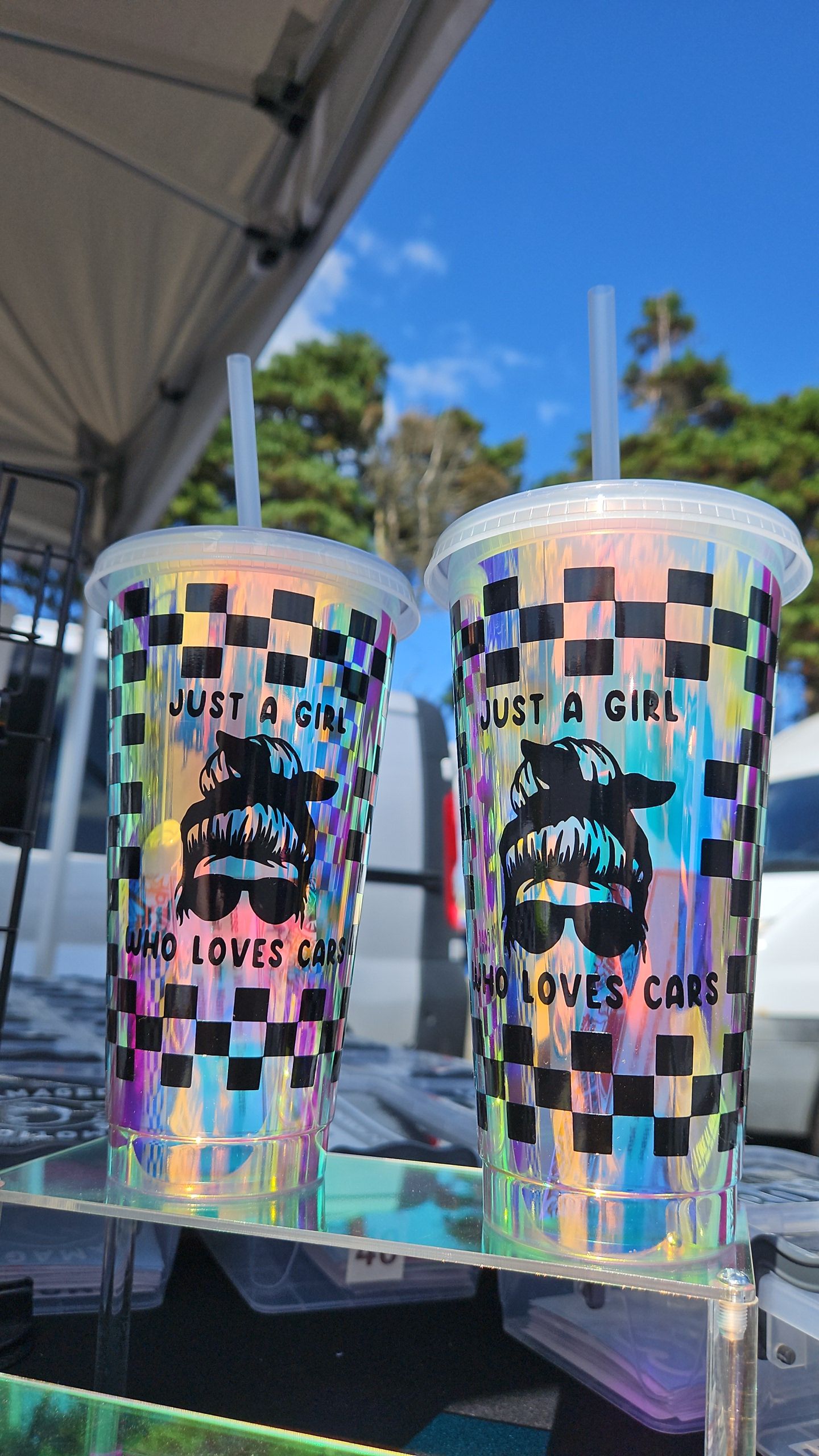 Just a girl who loves cars Cold Cup.