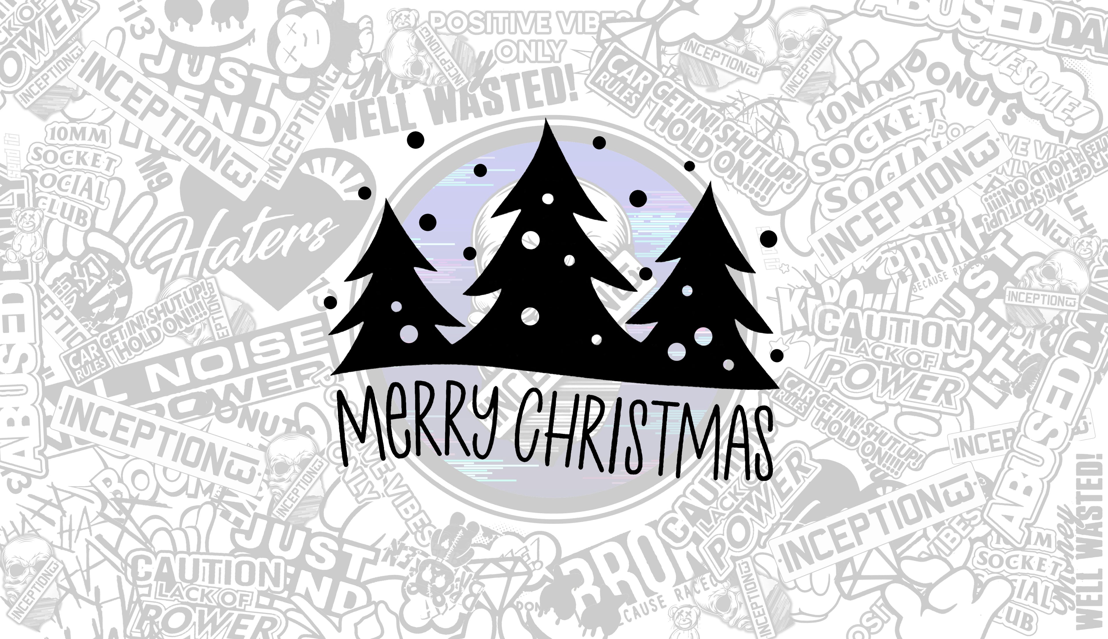 Christmas tree Window sticker