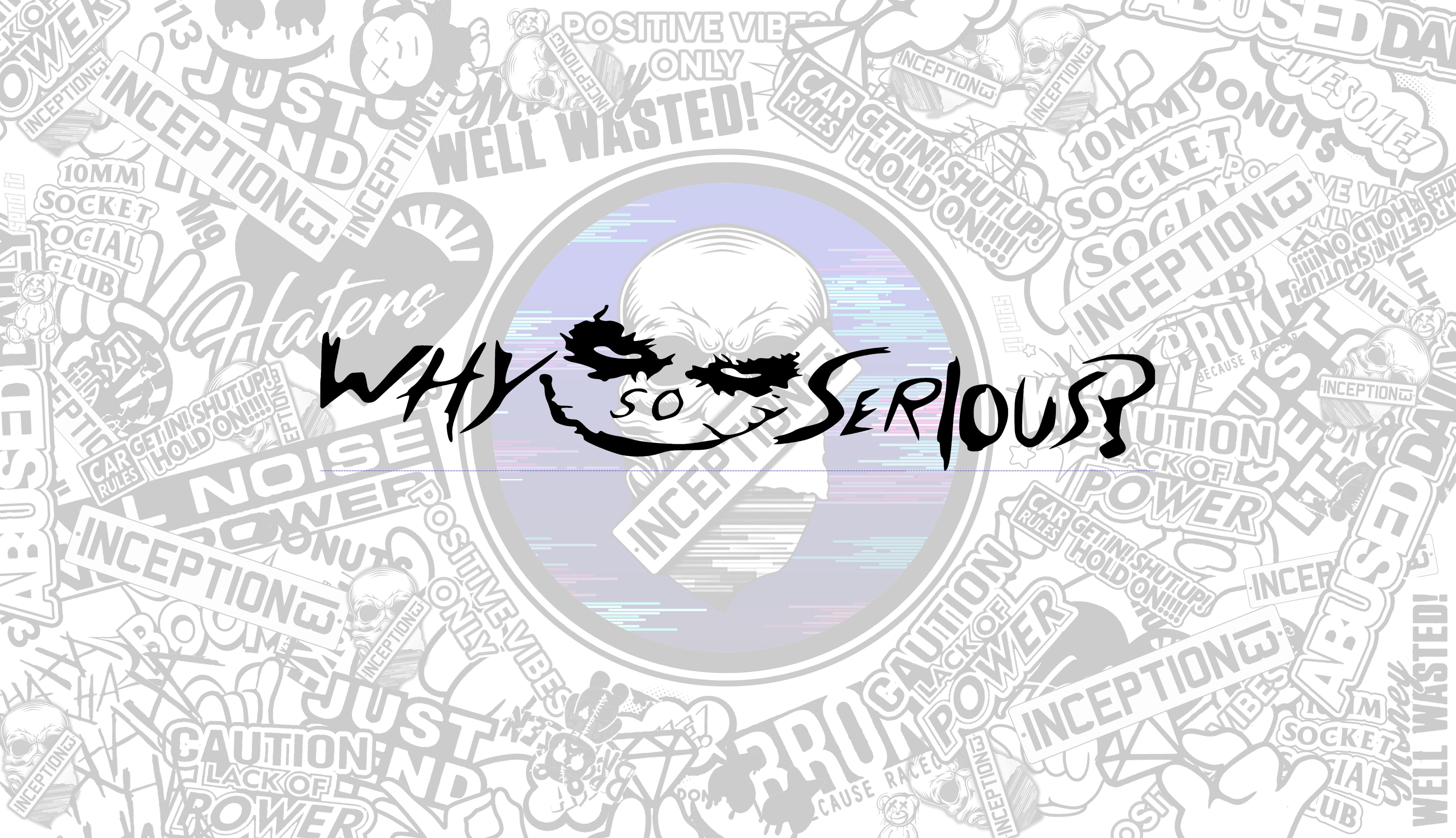 Why so serious large sticker