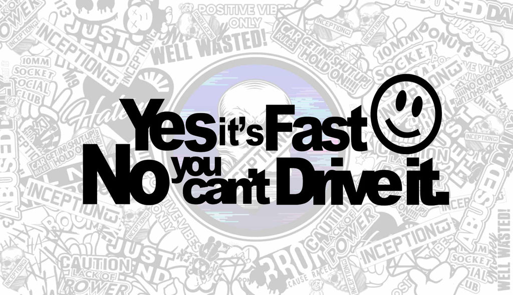 Yes it's fast no you can't drive it.