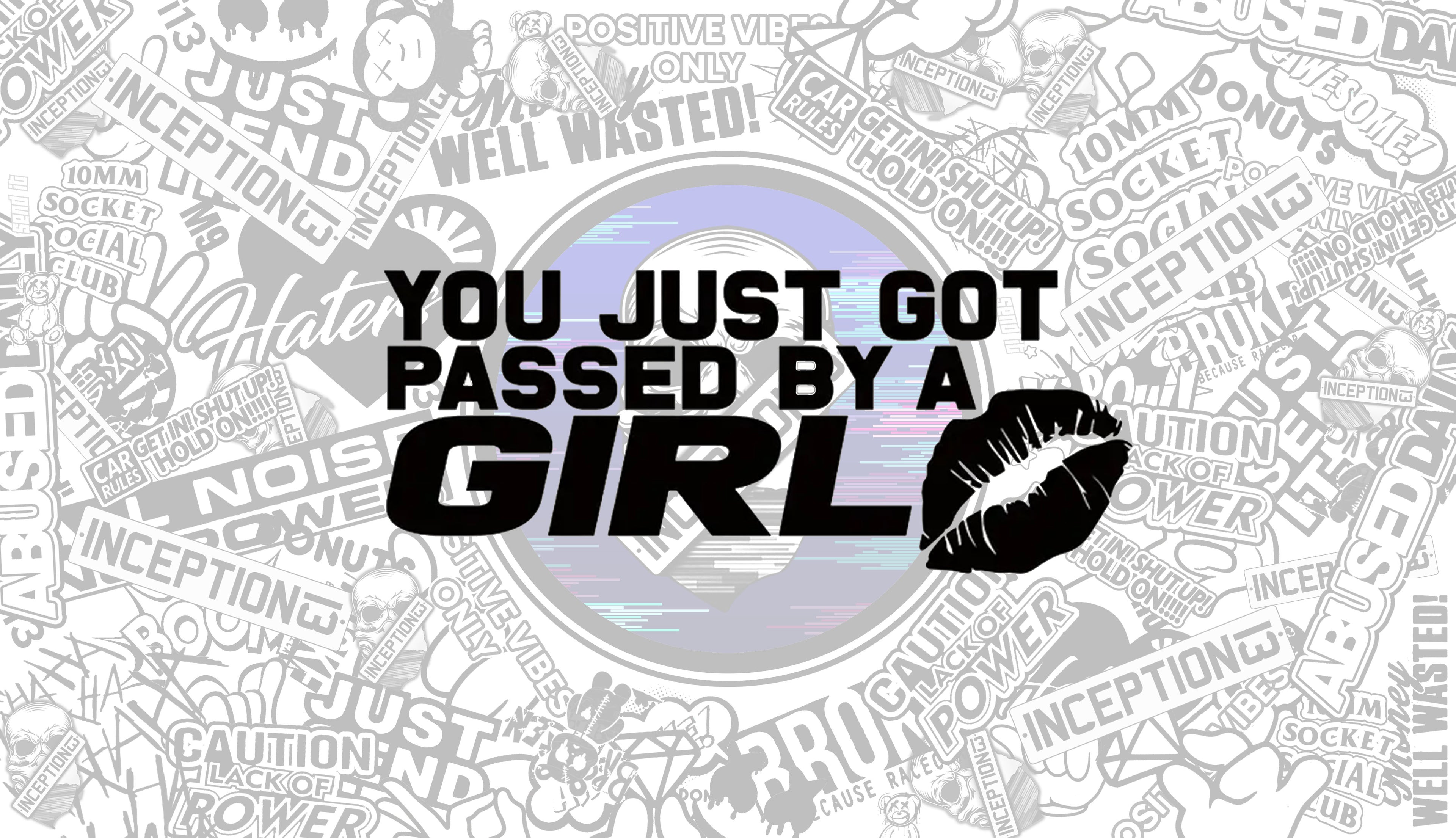 Passed by a girl