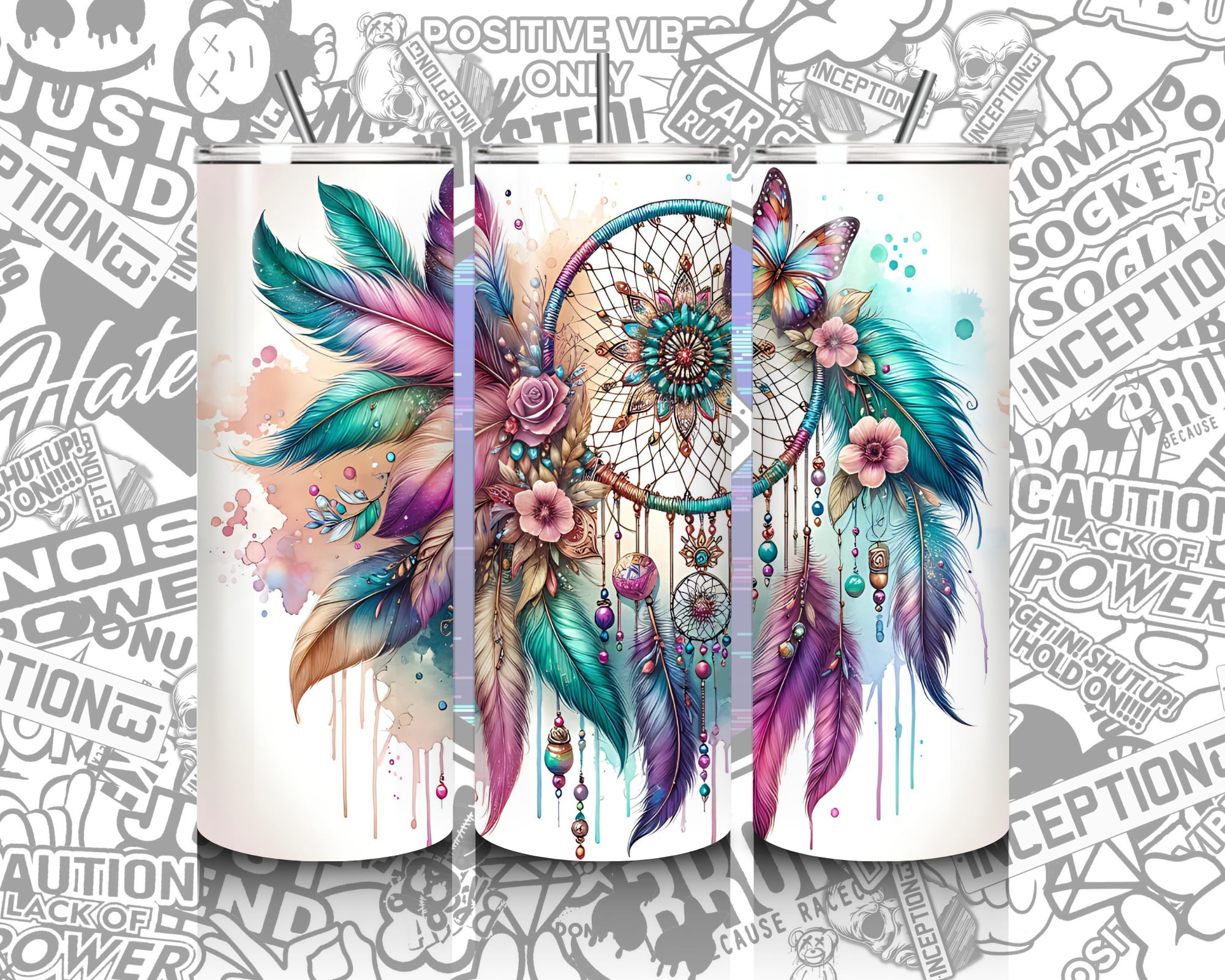 Dream catcher 20oz Hot/Cold tumbler.