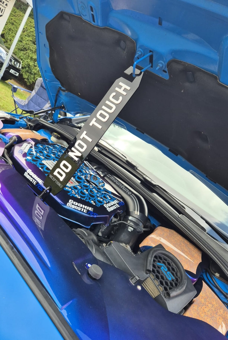 Do Not Touch Bonnet Prop