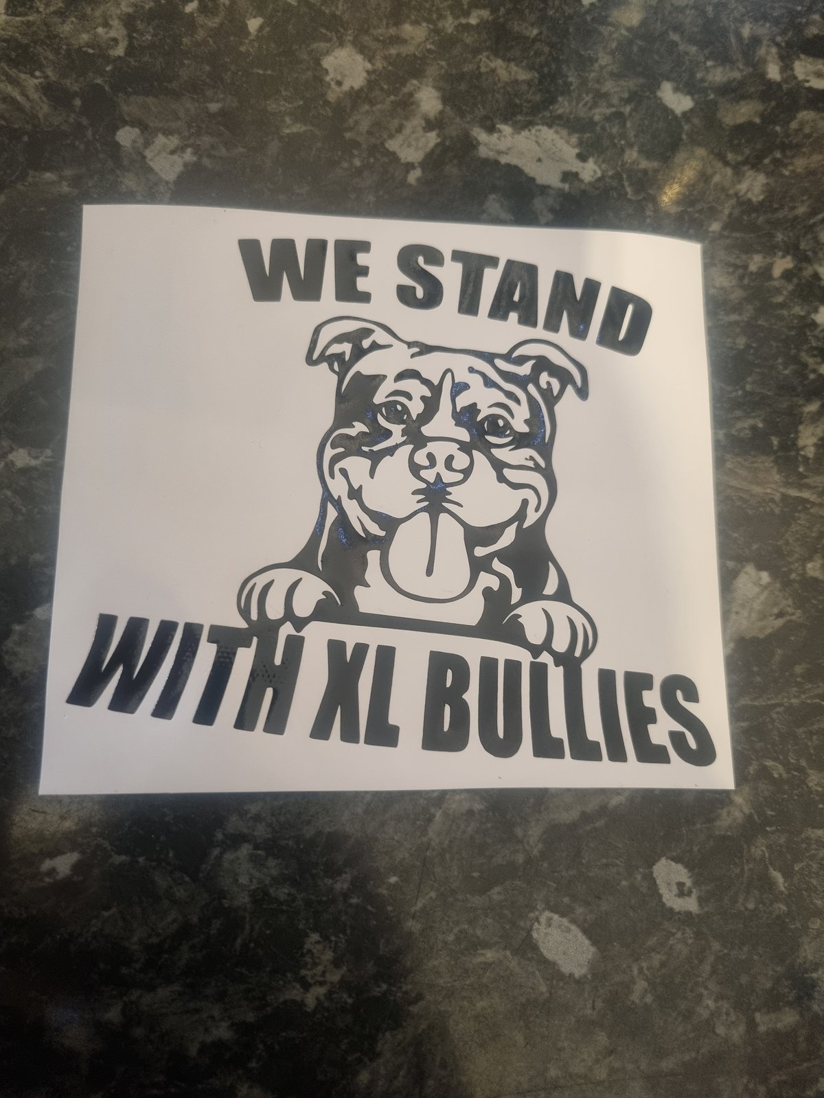 We stand with XL Bullies.