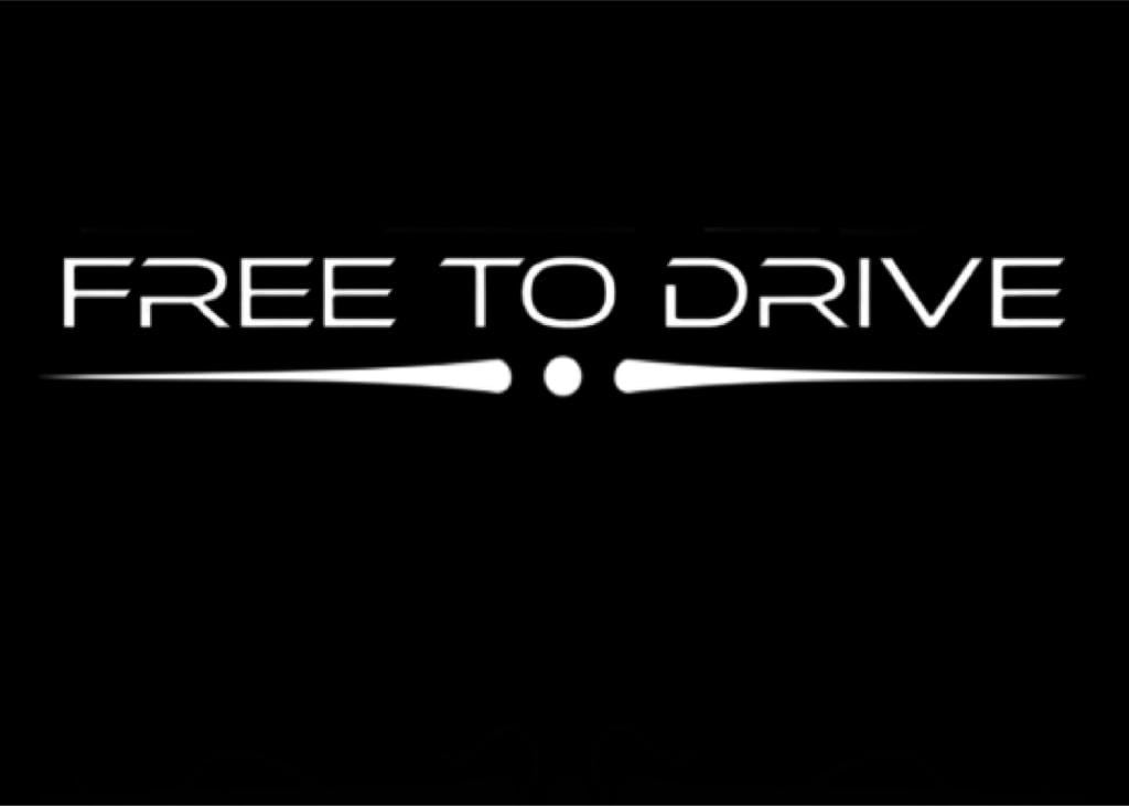 Free 2 Drive Large stickers.